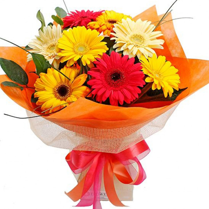 Bright Gerbera Bouquet