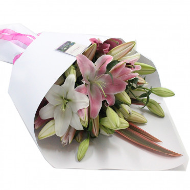 Pink Lilies Bouquet