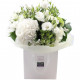 White and Green Posy